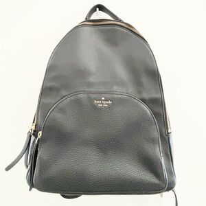 Kate Spade Black Leather Backpack